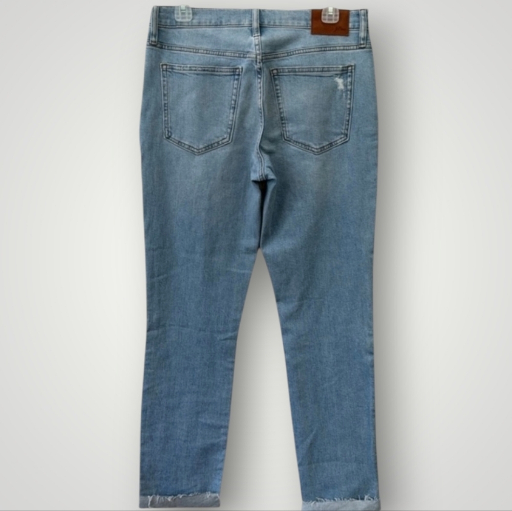 J. Crew Denim Womens Boyfriend Slim Distressed Jeans - Picture 4 of 8